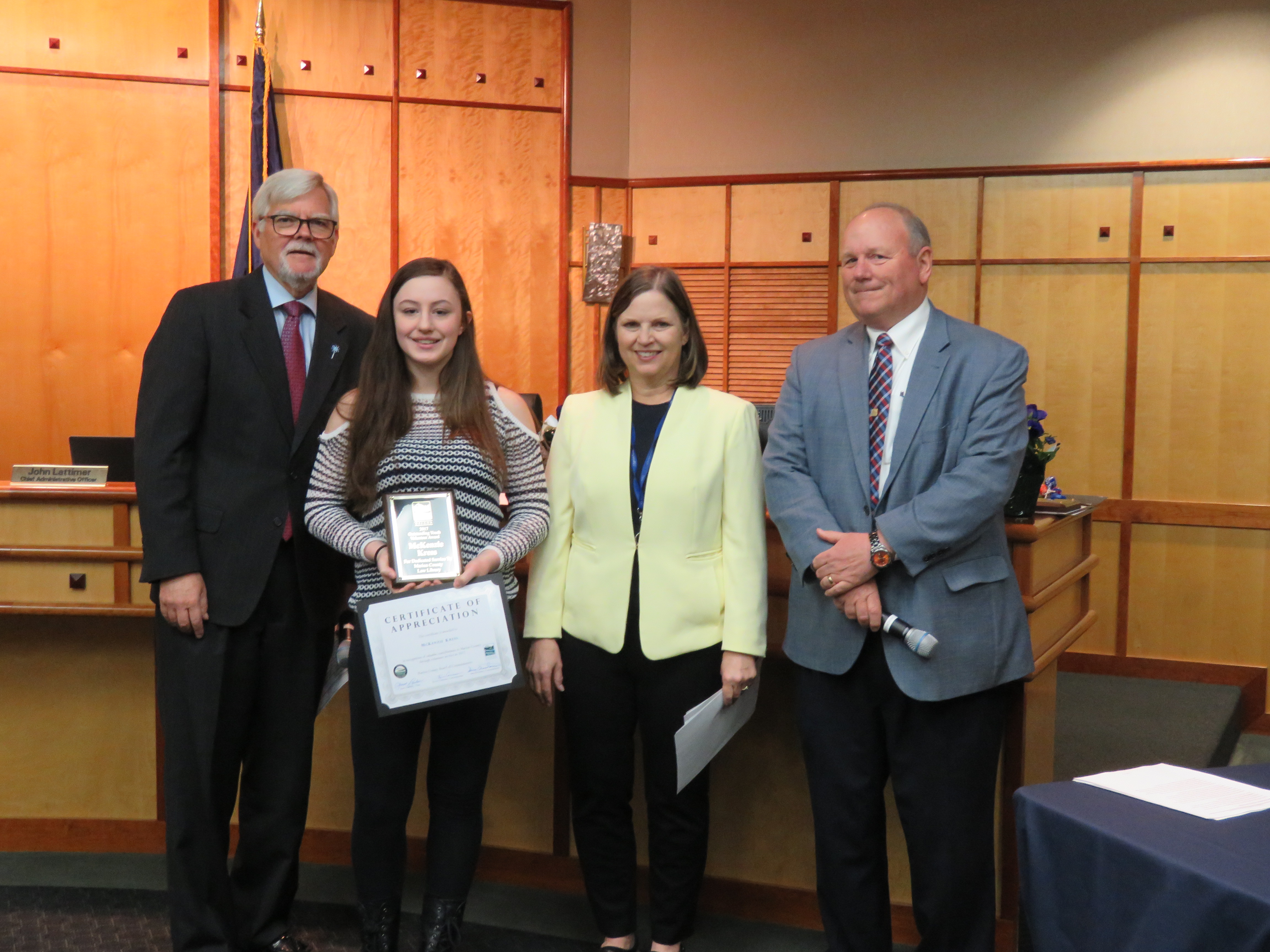 Youth Volunteer of the Year - Kenzie Kress.JPG