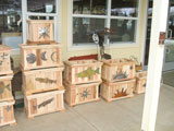 handmade wooden planter boxes