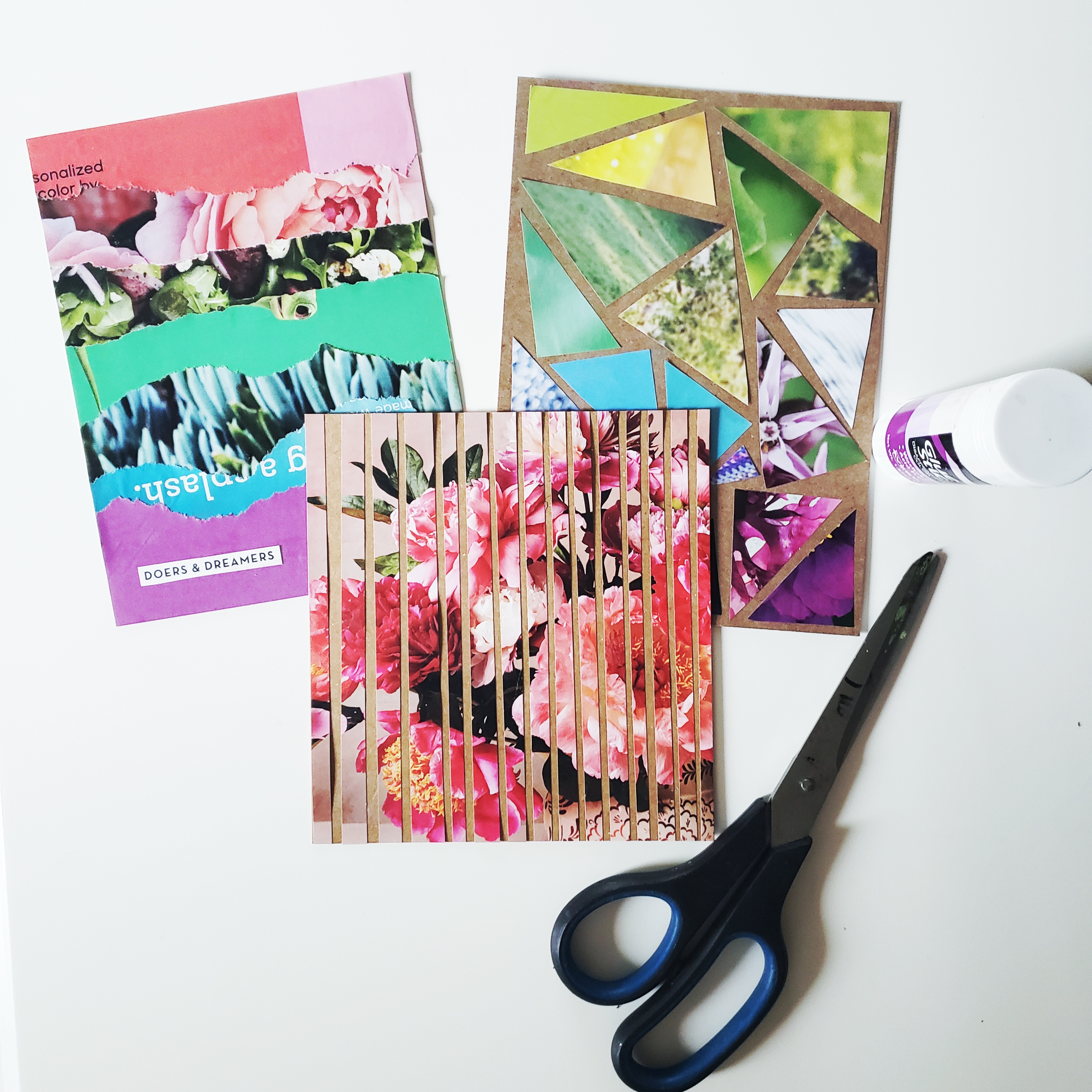 free upcycled collage class