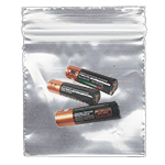 batteries in a zip-lock bag