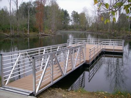St. Louis Ponds fishing dock
